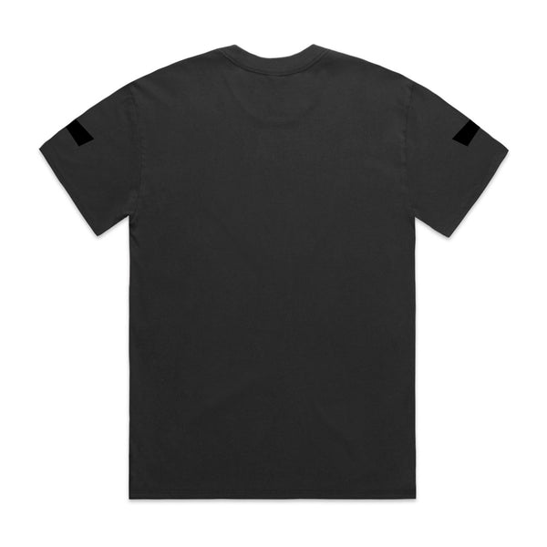 Corner Tee Black Faded