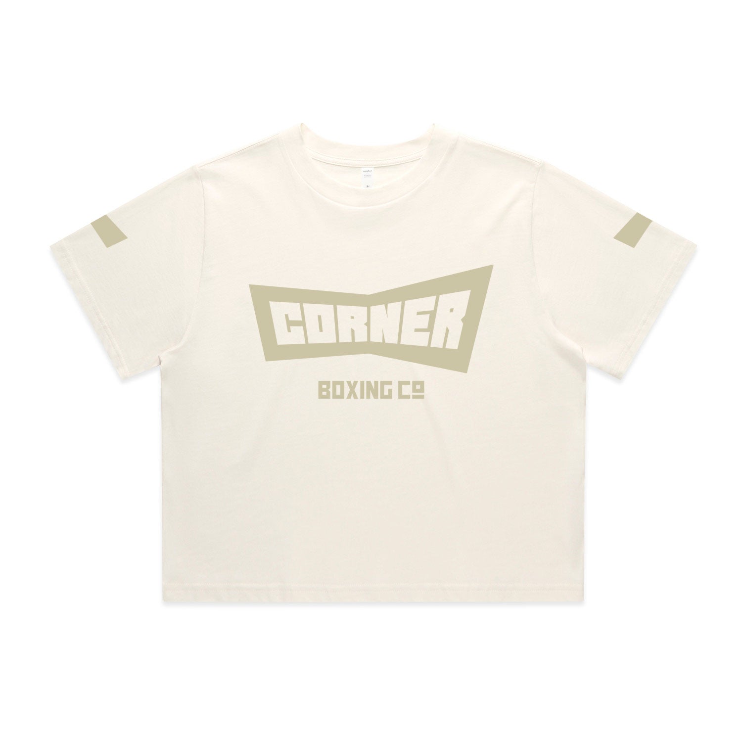 Corner Crop Tee Ecru